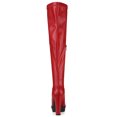 thumbnail image 2 of Unique Bargains Women's Platform Heels Chunky Heel Over Knee High Boots, 2 of 8