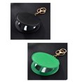 thumbnail image 3 of Women Mini Mirror Keychain Portable Foldable Round Compact Key Ring Bag Charm, 3 of 10