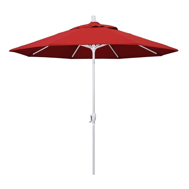 California Umbrella Parasol de Patio de 9 Pieds en Rouge Jockey