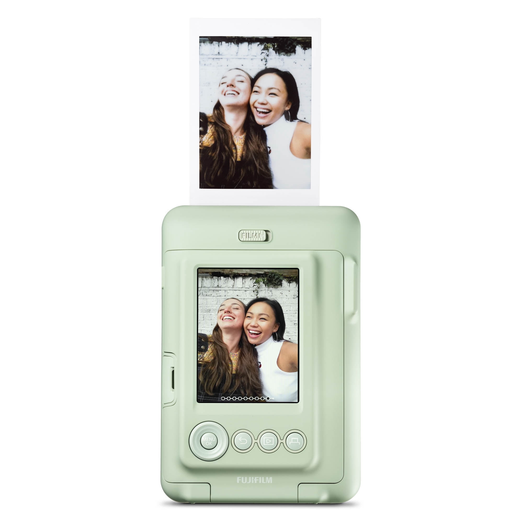 Appareil instantané hybride et imprimante pour téléphone intelligent FUJIFILM INSTAX MINI LiPlay - Blanc brumeux