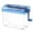 Blue, variant on Desktop Hand Operated Office Home A6 Mini Manual Shredder