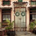 thumbnail image 5 of POINTERTECK Spring Peony Wreath Simulation Spring Wreath Flower Door Wall Hanging Home Decoration Mother‘s Day Easter Gate Fence Decoration Wreath Spring Gardening Decorations for Easter, 5 of 5