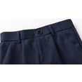 thumbnail image 3 of Boys Flat Front Dress Pants - Adjustable Waist, Zipper Fly - School Uniform Trousers - Polyester - 2-16 Years, 3 of 4