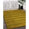 thumbnail image 3 of Ahgly Tapis Rectangulaire Lavable en Machine Intérieur Transitionnel Brun Selle, 7 Pieds x 10 Pieds, 3 of 7