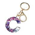 thumbnail image 1 of Fridja Mother's Day Custom Creative Keyring Clasp 26 English Letter Pendant Keyring, 1 of 8