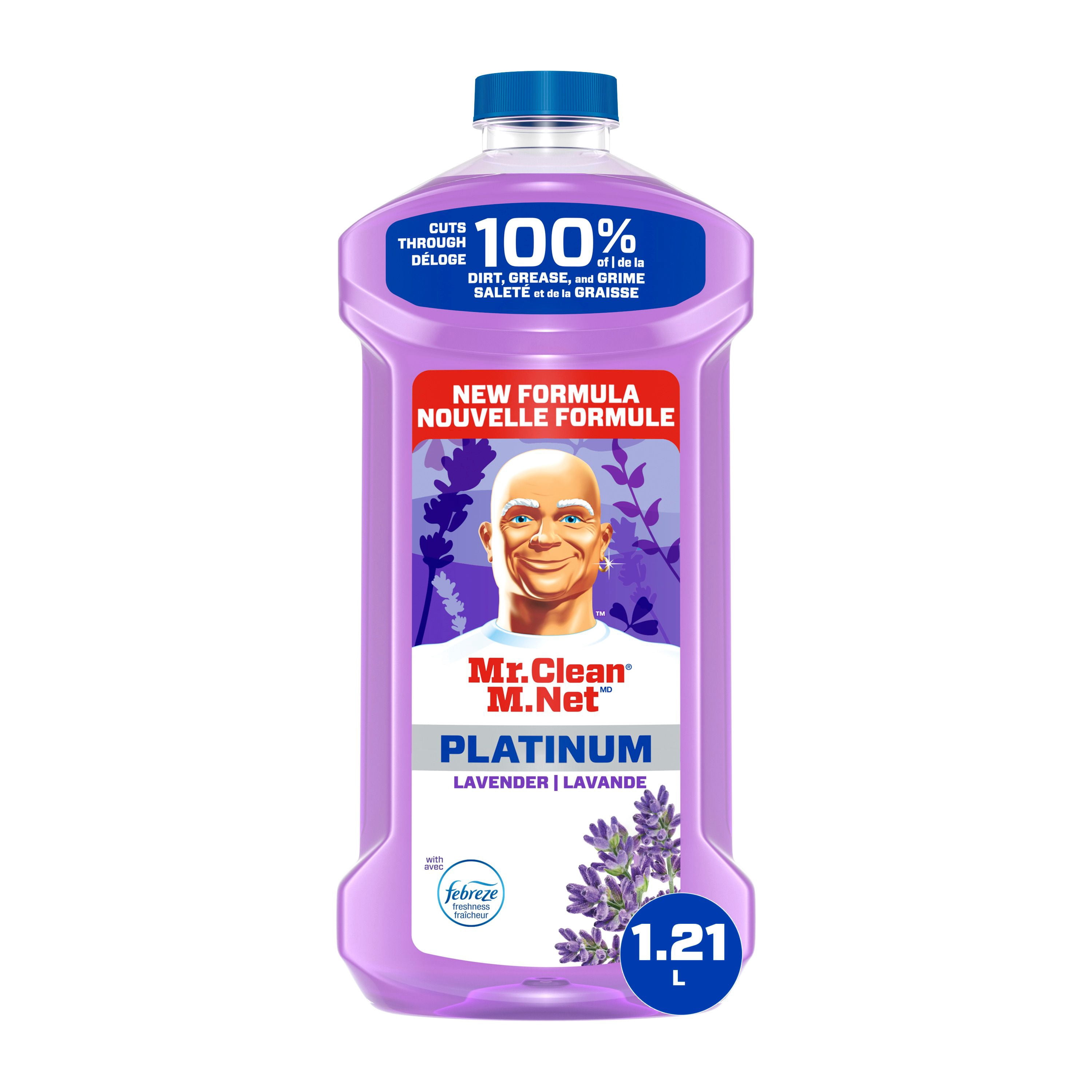 Mr. Clean All Purpose Cleaner, Multi Purpose Cleaner, Pour, Lavender Scent, 1.21L
