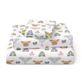 thumbnail image 2 of Mainstays Kids 220TC Cotton Butterfly Twin, 3 Piece Sheet Set, 2 of 8
