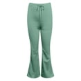 thumbnail image 3 of Women Fashion Solid High Waisted Slimming Sweatpants Casual Long Pants, 3 of 3