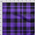 thumbnail image 4 of oneOone Polyester Spandex Medium Purple Fabric Tartan Craft Projects Decor Fabric Printed By The Yard 56 Inch Wide, 4 of 4