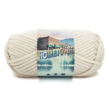 Lion Brand Yarn 135-098 Hometown Houston Cream Super Bulky Acrylic Yarn