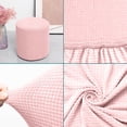 thumbnail image 4 of Yrmaups Housse Extensible Ronde pour Tabouret Ottoman, Tissu Imperméable Slipcover, Protecteur Lavable pour Coiffeuse, Chambre, Salon, Maison, 4 of 6