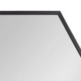 thumbnail image 3 of Kate and Laurel Rhodes Mid-Century Octagon Mirror, 30.75 x 30.75, Black, Modern Geometric Wall Decor, 3 of 8