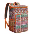 thumbnail image 1 of Natural Insulated Cooler Backpack - 20L Soft Cooler Bag, Floral Design for Picnic & Camping, 1 of 6