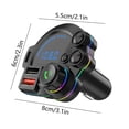 thumbnail image 2 of RKSTN Lecteur Mobile Bluetooth Voiture Bluetooth Voiture Chargement Musique Lecture de Voiture, 2 of 5
