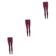thumbnail image 1 of Redempat Thick Winter Tights with Fleece Lining for Women Red Footless 3PCS, 1 of 1
