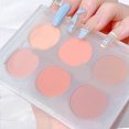 thumbnail image 2 of Face Blush Palette Matte Contour Blush Makeup Palette Colorful Blush Palette 6 Color Blush Palette Matte Powder Facial Contour Blush Palette Facial Beauty Cosmetic Makeup Blush, 2 of 5