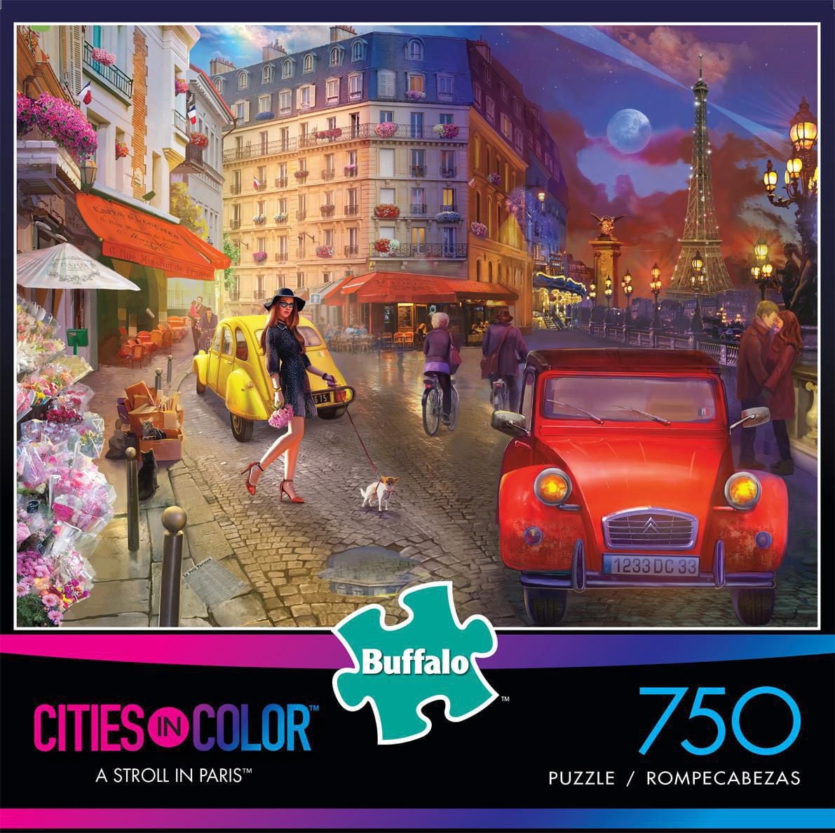 Buffalo Games - Cities in Color - A Stroll in Paris - 750  Piece Jigsaw Puzzle
