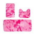thumbnail image 2 of Soft Velvet Fleece Bathroom Rugs Set | Non-Slip Shower Mats with Water Absorbent Plush Pile for Toilet & Bathroom Floor, 2 of 9