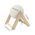 thumbnail image 3 of C Cats Scratching Ball Roller Sisal Cats Toy Cats Climbing Frame Wear Counteractive And No Shedding Suitable For Cats Entertainment Scratching Use, 3 of 6
