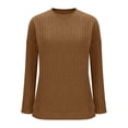 thumbnail image 4 of Women's Ribbed Sweater Set 2025 - Long Sleeve Tunic Leggings | Button Front Knit Pullover, 4 of 8