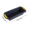 thumbnail image 3 of Rvkxad Non-Stick Silicone Loaf Pan, 11.4x5.3 Inch Bread Pan for Baking Quiche Meatloaf, Bakeware, Kitchen Pan, 3 of 6