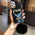 thumbnail image 1 of Makeup Mirror Mobile Phone Case, Luxurious Bling Heart-Shaped Mirror Phone Case(iPhone 7plus/8plus), 1 of 8