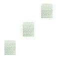 thumbnail image 4 of Wweixi Eye Face Gems Rhinestone Stickers Beads No Glue Eyebrow Rainbow Makeup Jewelry Accessory DIY Decorations Wedding Green 3Set, 4 of 6