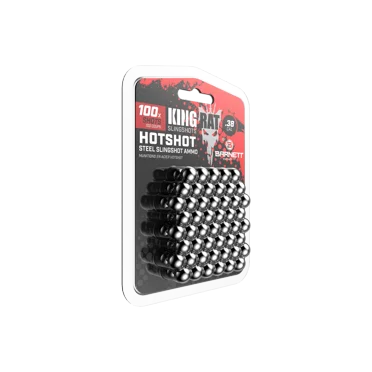 Barnett King Rat Munitions en acier pour lance-pierres x 100 unités