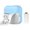 Blue, variant on Riwcyla Thermal Printer Multifunction Portable Sticker Maker Instant Photo Inkless Printing Support BT Connection for Smartphone with 1 Paper Roll 57mm Compatible with iOS Android System for Pictur