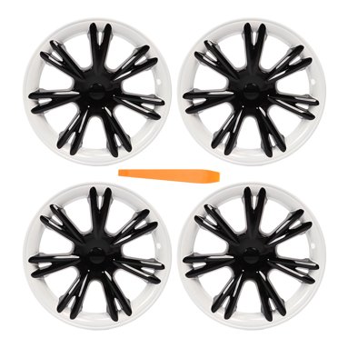 Capuchon de Moyeu de Roue, 4 Pcs 19 Po Capuchon de Moyeu de Roue de Voiture ABS Performance Puissante