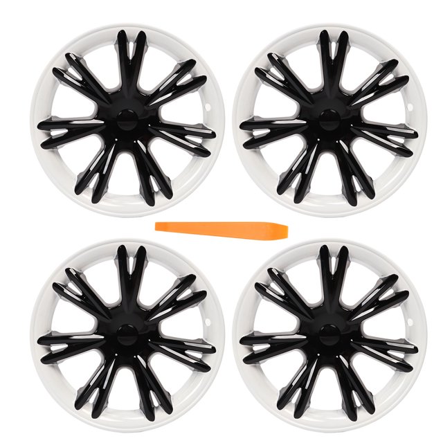 Capuchon de Moyeu de Roue, 4 Pcs 19 Po Capuchon de Moyeu de Roue de Voiture ABS Performance Puissante