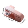 thumbnail image 3 of PEONAVET Plastic Stapler Stapler 360 Degree Rotatable Office Stapler Needle High Value Home Type Can Be Set In The Seam Stationery, 3 of 6