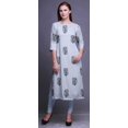 thumbnail image 3 of Bimba Kurta à Manches 3/4 Imprimée Kurti Droite Vêtements d'Été pour Femmes, 3 of 6