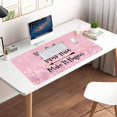 thumbnail image 2 of Extended Gaming Mouse Pad(35.4x15.7 in), Large Desk Pad Laptop Computer Keyboard Mat Waterproof Desk Decor Writing Pad for Work, Game, Office, Home - Pink Stay Positive, 2 of 5