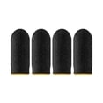 thumbnail image 3 of 20 Pieces Gaming Finger Sleeves Anti Sweat Game Controller Thumb Breathable Cover for Mobile Game Yellow, 3 of 9