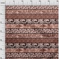 thumbnail image 3 of oneOone Cotton Cambric Chocolate Brown Fabric Mix Block Pattern Sewing Material Print Fabric By The Yard 42 Inch Wide, 3 of 4