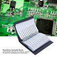 thumbnail image 1 of 0201 170 Valeur Résistances Assortiment Kit Composants Électroniques Plastique Échantillon Livre Noir, 1 of 9