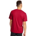 thumbnail image 3 of Hanes Cool DRI TAGLESS Men`s T-Shirt, L, Deep Red, 3 of 3