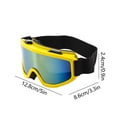 thumbnail image 3 of EGNMCR Double Layer Mountaineering Ski Goggles Outdoor Large Frame And Sand Colorful Polarized Sports Glasses PC ski goggles, 3 of 6