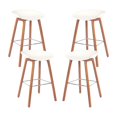 thumbnail image 1 of Bronte Living 26 inch Modern Polypropylene Counter Stool with Footrest for Kitchen, Restaurant - Series Connor - Set of 4, 1 of 7