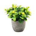 thumbnail image 2 of Redempat Plastic Easy To Clean Artificial Succulent Realistic Appearance Long-lasting Durability Eco-friendly newyellowbabysbreath 1Set, 2 of 6