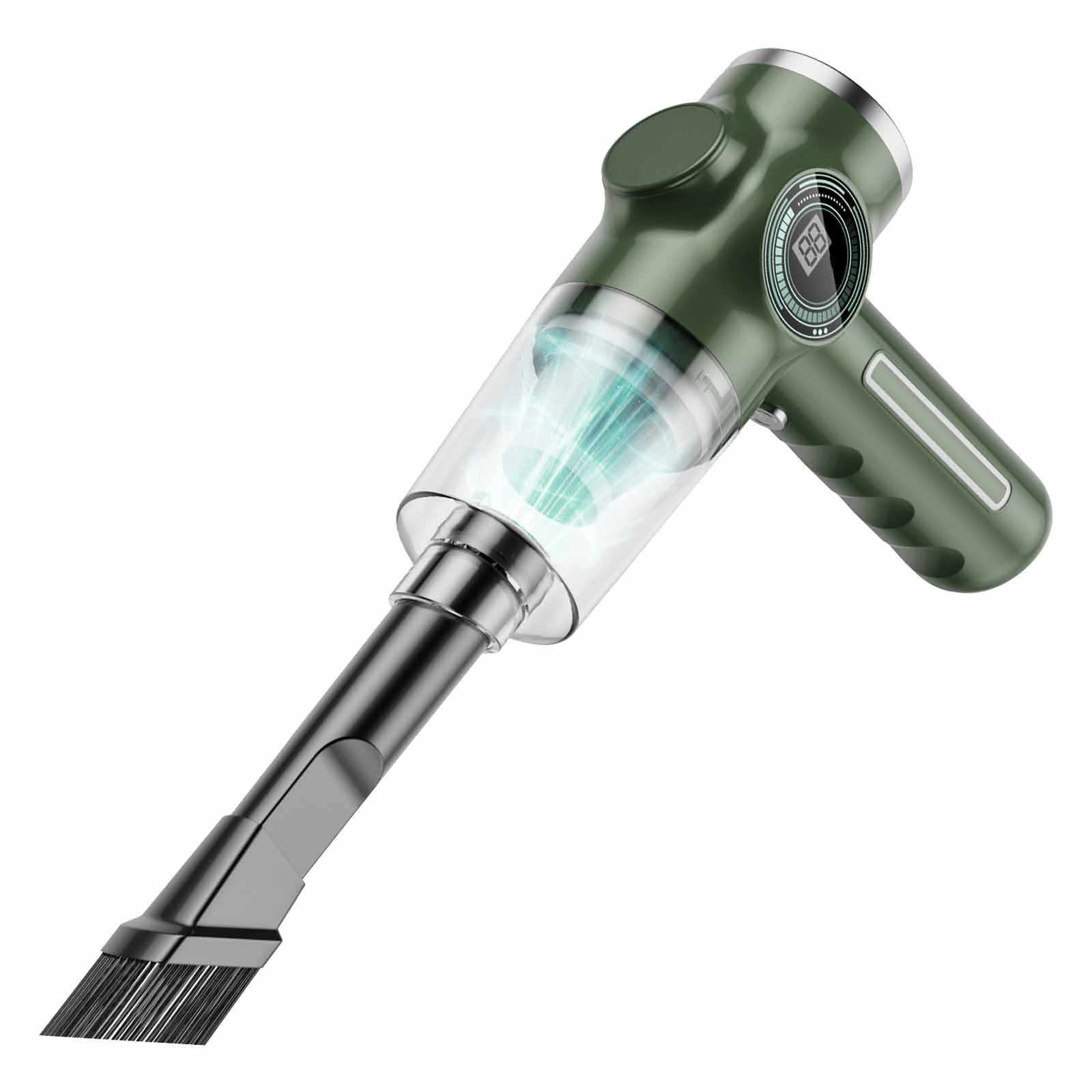 Ratfeit Handheld Car Vacuum Cleaner, Vacuum Cleaner 4000Pa Air Duster, 120W High Power Vacuum Cleaner and Multi-Nozzles for Car, Home, Office, Pet