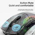thumbnail image 2 of X2 Pro Wireless Mouse Mini Portable High Precision Mouse Adjustable Dpi 2.4ghz Rgb Lighting Gaming Mouse Black, 2 of 4