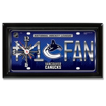 Horloge murale Canucks de Vancouver LNH de GTEI