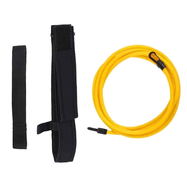 maskred Adjustable And Comfortable Swim Training Belt For Effective Swim Durable TPE Lightweight yellow-3meters 1Set
