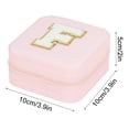 thumbnail image 3 of TopLLC 26 Letters Earring Jewelry Display Storage Box Case Organizer Flannel Tray Holder Gift, 3 of 3