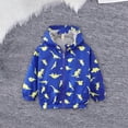 thumbnail image 2 of XXWXYD Toddler Rain Jacket Lightweight Waterproo𝖿 Plain Fall Raincoat Zipper Hooded Lined Windbreaker Kids Boys Girls Outerwear Spring Waterproo𝖿 Coat, 2 of 4