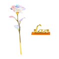 thumbnail image 3 of TIMIFIS Colorful Galaxy Artificial Rose Flower Gift Valentine'S Christmas, 3 of 9