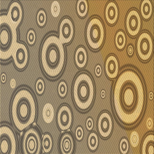 Ahgly Company Tapis d'Intérieur Lavable en Machine Carré Transitionnel Chêne Brun, 7 Pieds Carré