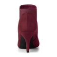 thumbnail image 2 of Unique Bargains Bottines Chelsea à Talons Aiguilles à Bout Pointu pour Femmes, 2 of 7